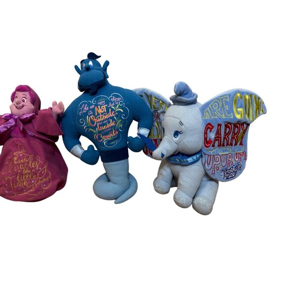 Disney Wisdom Series Collection Plush Set Featuring Simba Jiminy Cricket Dumbo G - Picture 7 of 11